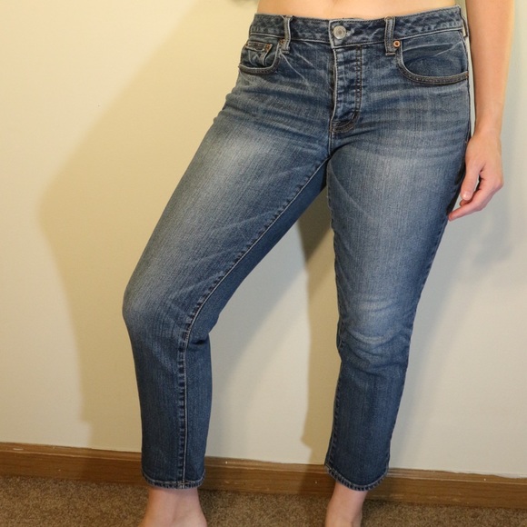 American Eagle Outfitters Denim - AEO Boy Crop Stretch Jeans